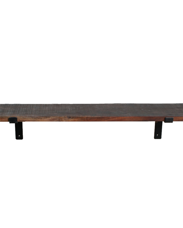 Raw Materials Amsterdam Factory Wandplank | Bruin | Hout | 80 cm
