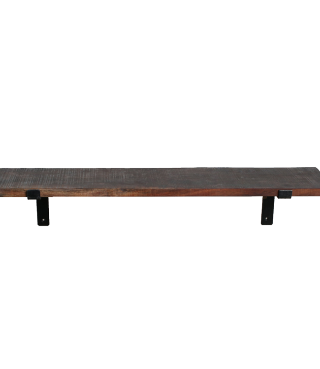 Raw Materials Amsterdam Factory Wandplank | Bruin | Hout | 80 cm