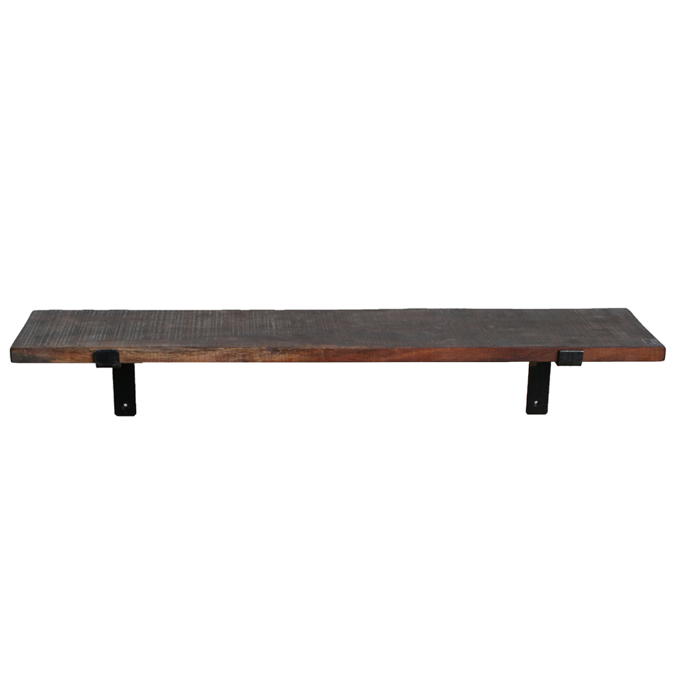 Raw Materials Amsterdam Factory Wandplank | Bruin | Hout | 80 cm