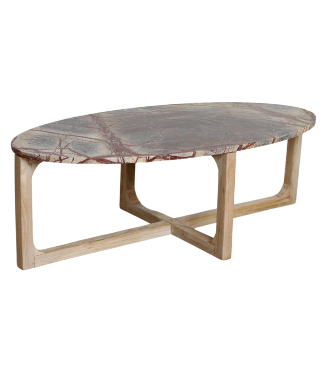 Raw Materials Amsterdam Marmeren Salontafel Bizar | 120 x 60 x 38 cm