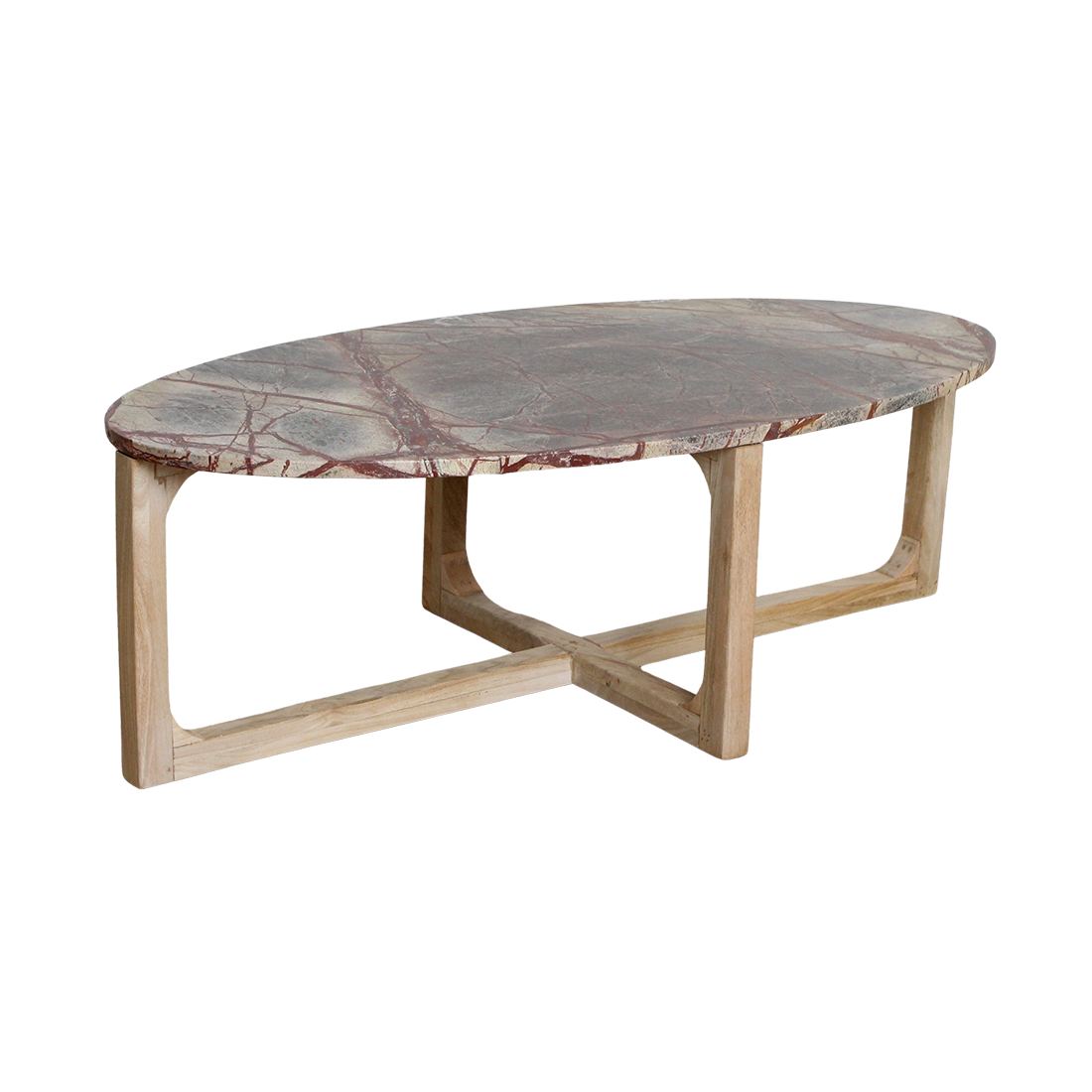 Raw Materials Amsterdam Marmeren Salontafel Bizar | 120 x 60 x 38 cm