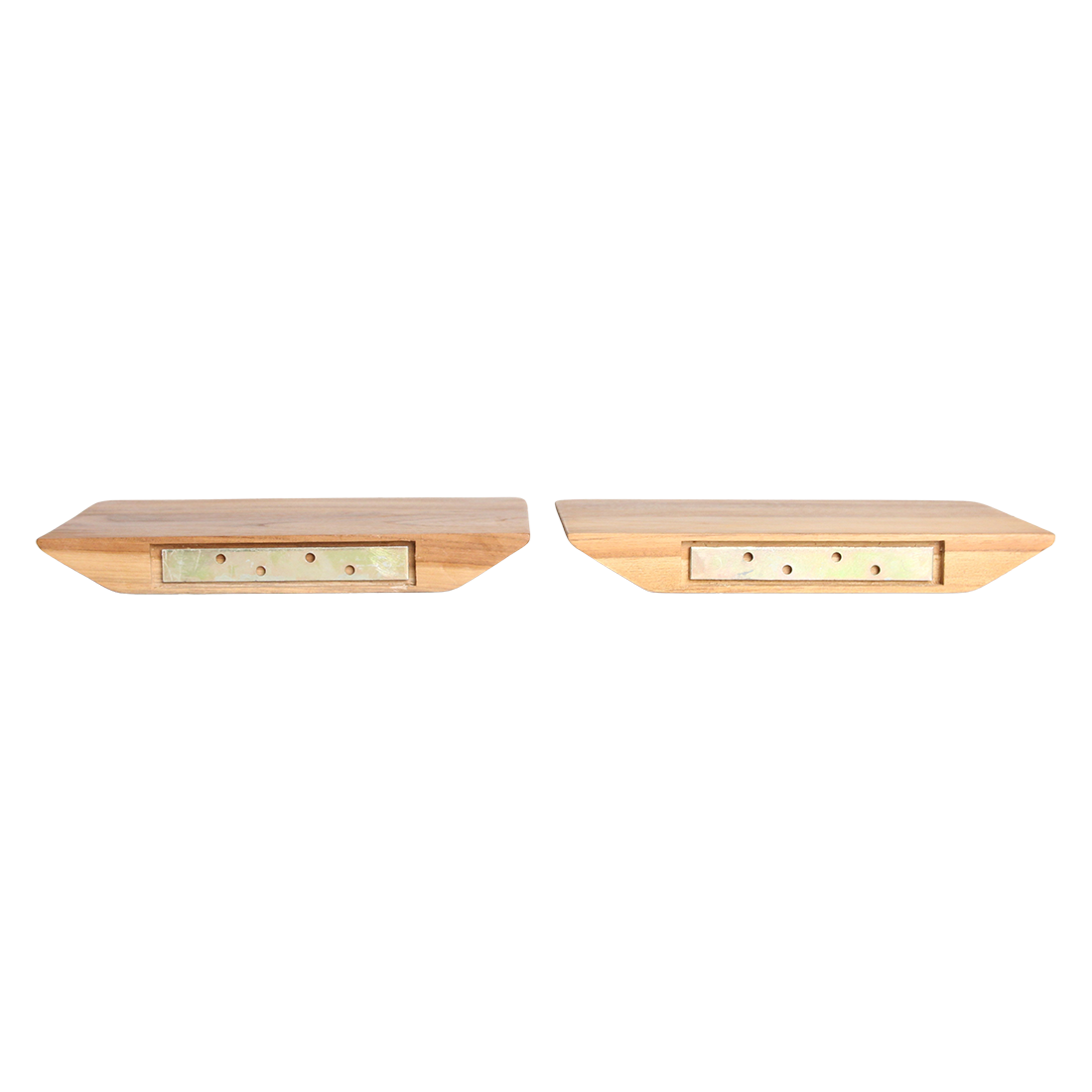 Raw Materials Amsterdam Wandplank Craftsman | Teakhout | Set Van 2 | 25 cm