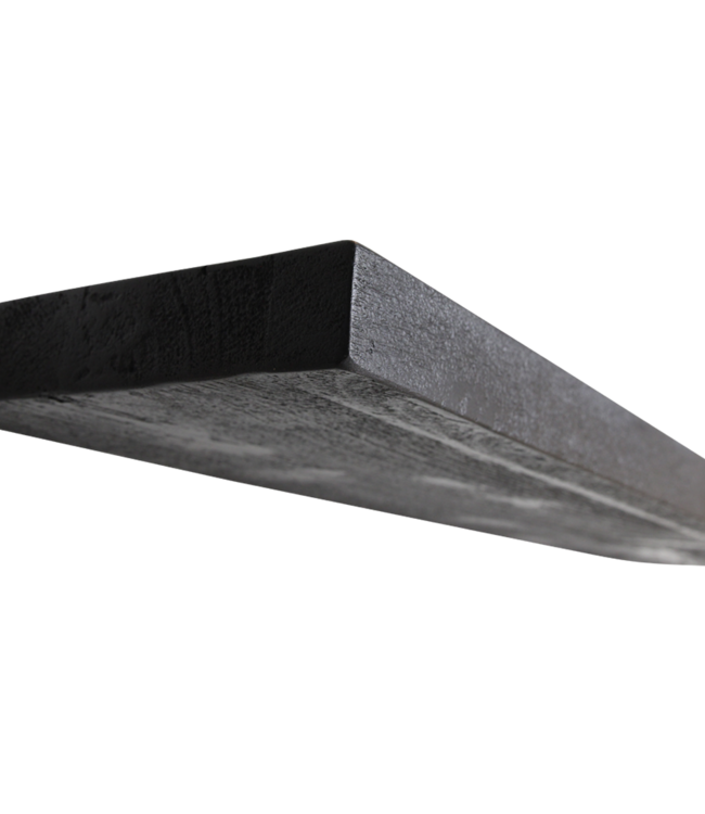 Raw Materials Amsterdam Zwevende Wandplank | Zwart | Hout | 80x18x3,8 cm