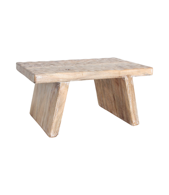 Raw Materials Amsterdam Bijzettafel | Naturel | Mangohout | B25 x H20 x L40 cm