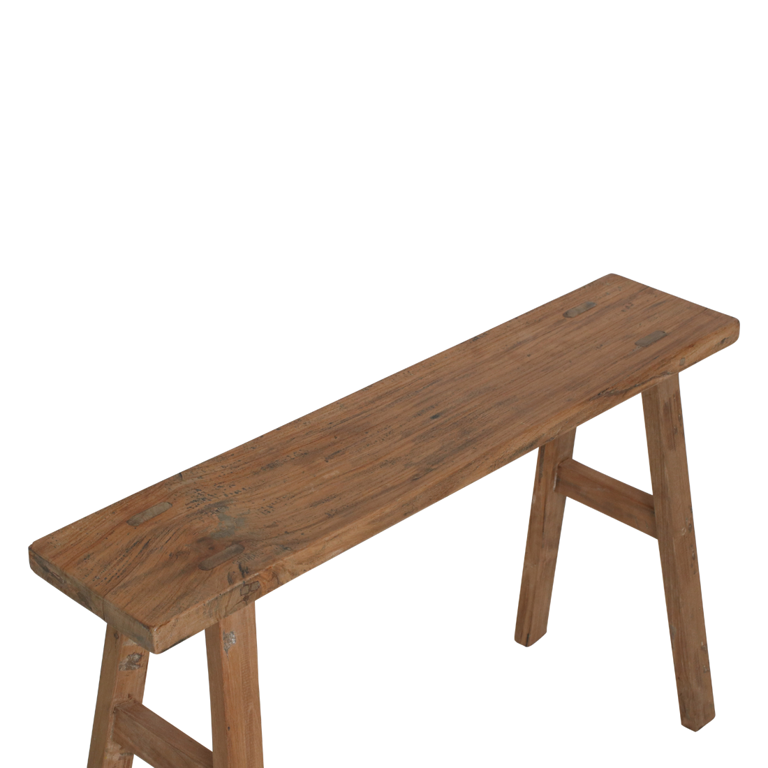 Raw Materials Amsterdam Java carpenter bijzettafel/bankje - Gerecycled hout - 80x17x50 cm