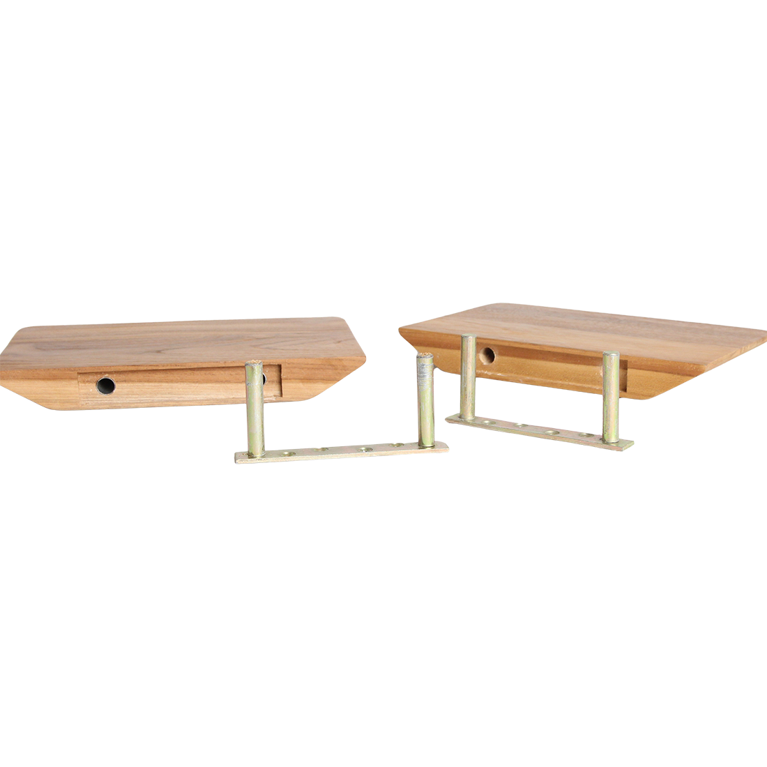 Raw Materials Amsterdam Wandplank Craftsman | Teakhout | Set Van 2 | 25 cm