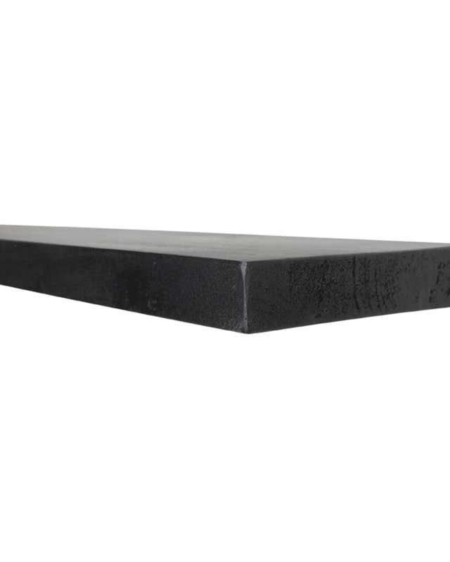 Raw Materials Amsterdam Zwevende Wandplank | Zwart | Hout | 80x18x3,8 cm