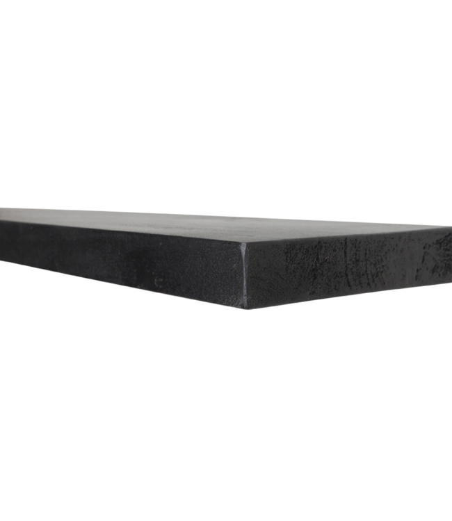 Raw Materials Amsterdam Zwevende Wandplank | Zwart | Hout | 80x18x3,8 cm