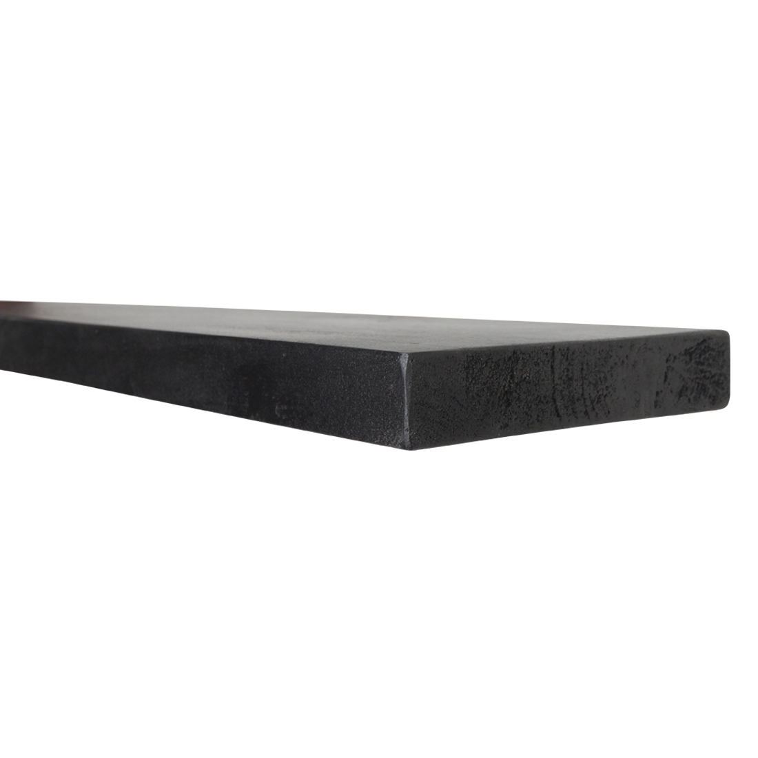 Raw Materials Amsterdam Zwevende Wandplank | Zwart | Hout | 80x18x3,8 cm