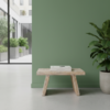 Bijzettafel | Naturel | Mangohout | B25 x H20 x L40 cm