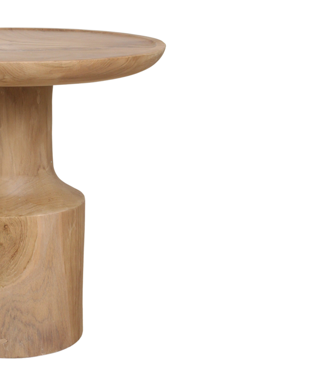 Nero teakhouten bijzettafel Day - natuurlijk teak