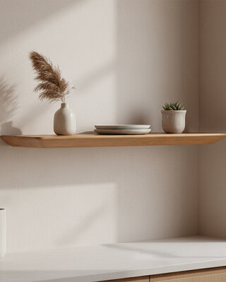 Raw Materials Amsterdam Craftsman Wandplank | Teakhout | 60 cm