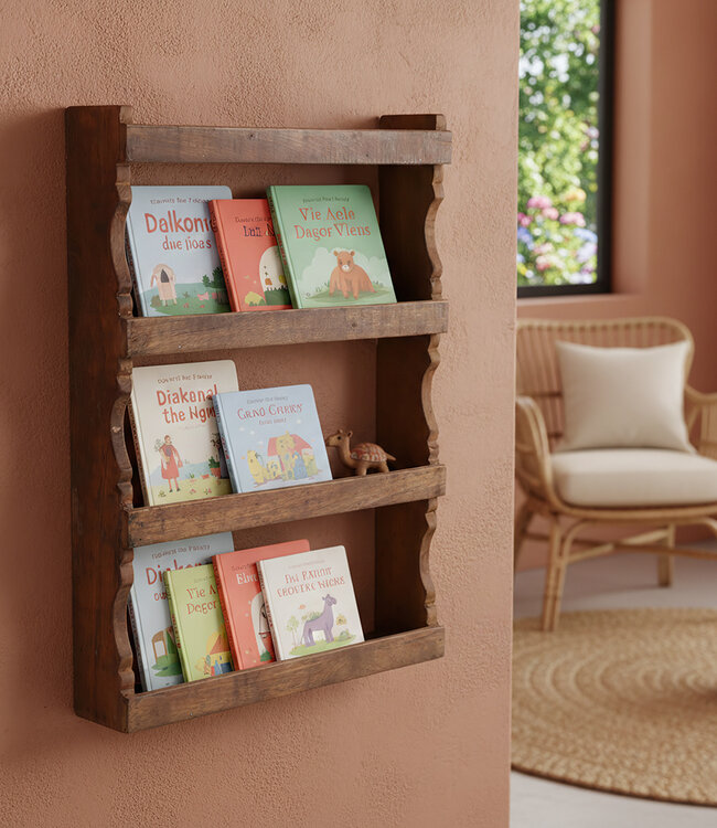 Raw Materials Amsterdam Factory Kruidenrek | Hout | 48,5x10x58 cm