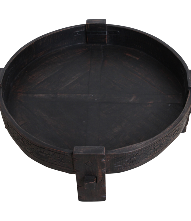 Raw Materials Amsterdam Chakki Bijzettafel | Zwart | 73x73x25 cm