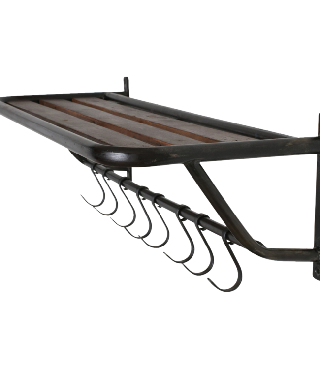 Raw Materials Amsterdam Factory Wandkapstok Met Hoedenplank | Hout