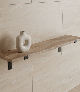 Raw Materials Amsterdam Mangohouten Wandplank | 80 cm