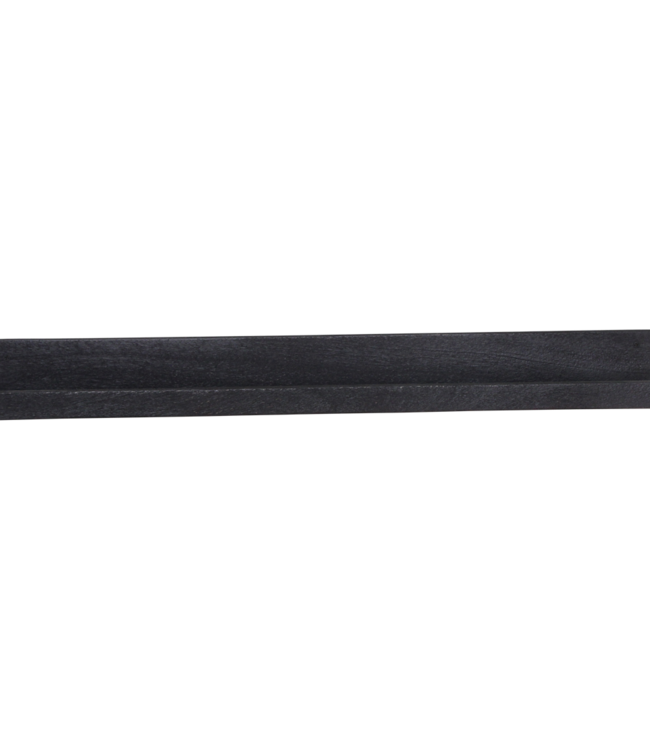 Raw Materials Amsterdam Factory Wandplank | Zwart | Hout | 75x8x8 cm