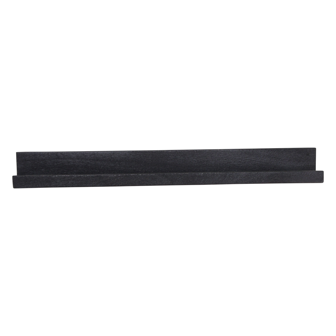 Raw Materials Amsterdam Factory Wandplank | Zwart | Hout | 75x8x8 cm