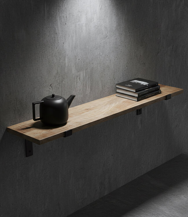 Raw Materials Amsterdam Mangohouten Wandplank | 80 cm