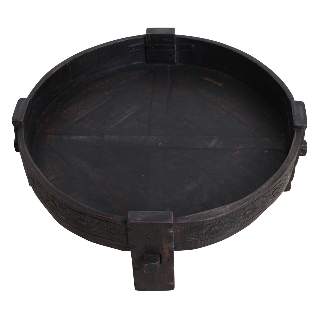 Raw Materials Amsterdam Chakki Bijzettafel | Zwart | 73x73x25 cm