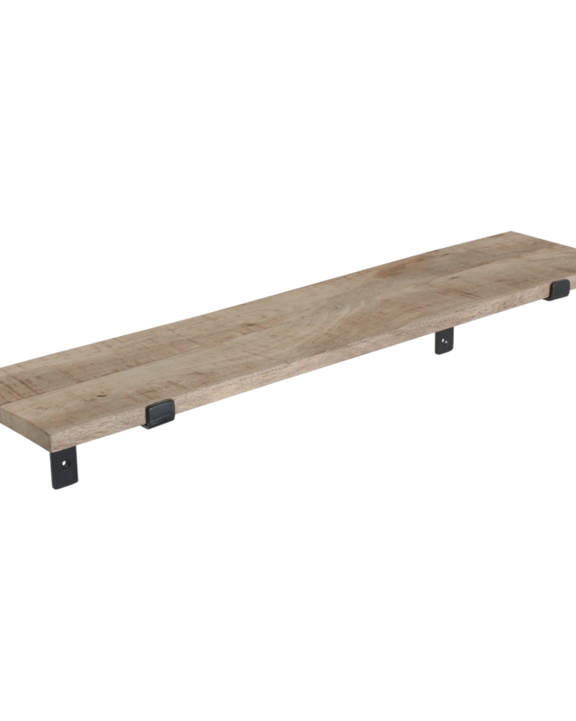 Raw Materials Amsterdam Mangohouten Wandplank | 80 cm