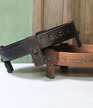 Raw Materials Amsterdam Chakki Bijzettafel | Zwart | 73x73x25 cm