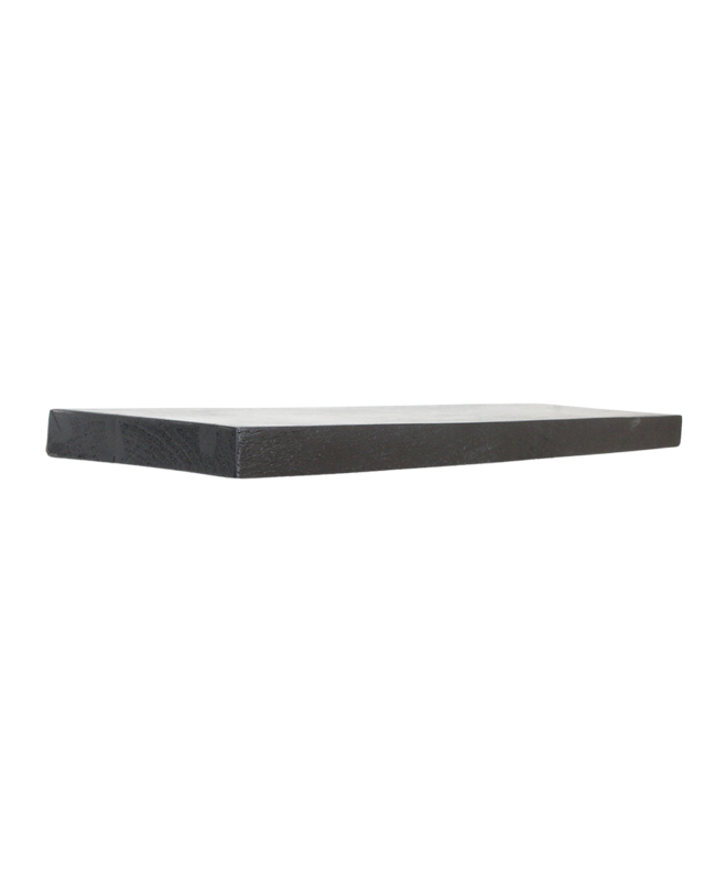 Raw Materials Amsterdam Factory Wandplank | Zwart | Hout | 75x8x8 cm