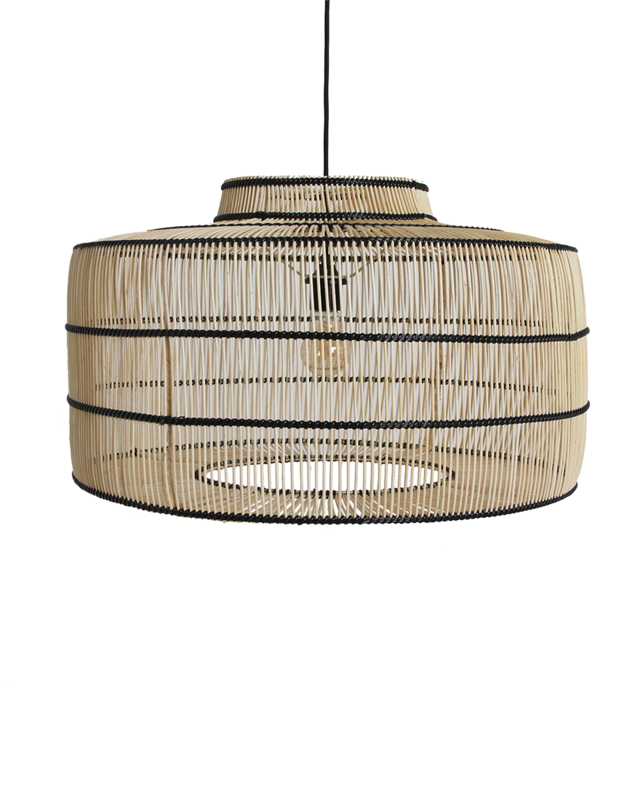 Raw Materials Amsterdam Stella Rotan Hanglamp | 61x61x36 cm