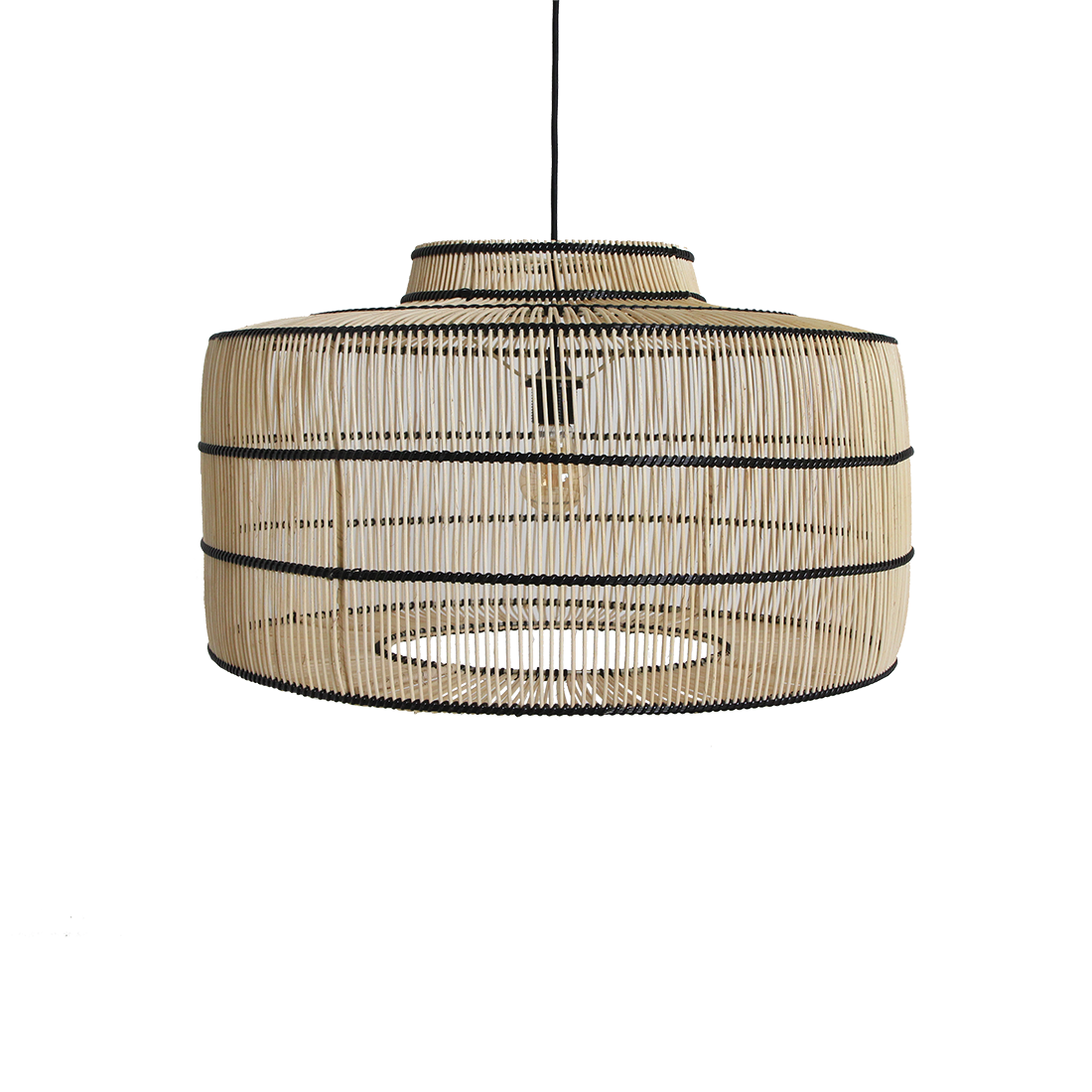 Raw Materials Amsterdam Stella Rotan Hanglamp | 61x61x36 cm