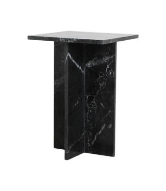 Shanghai marmeren bijzettafel - zwart
