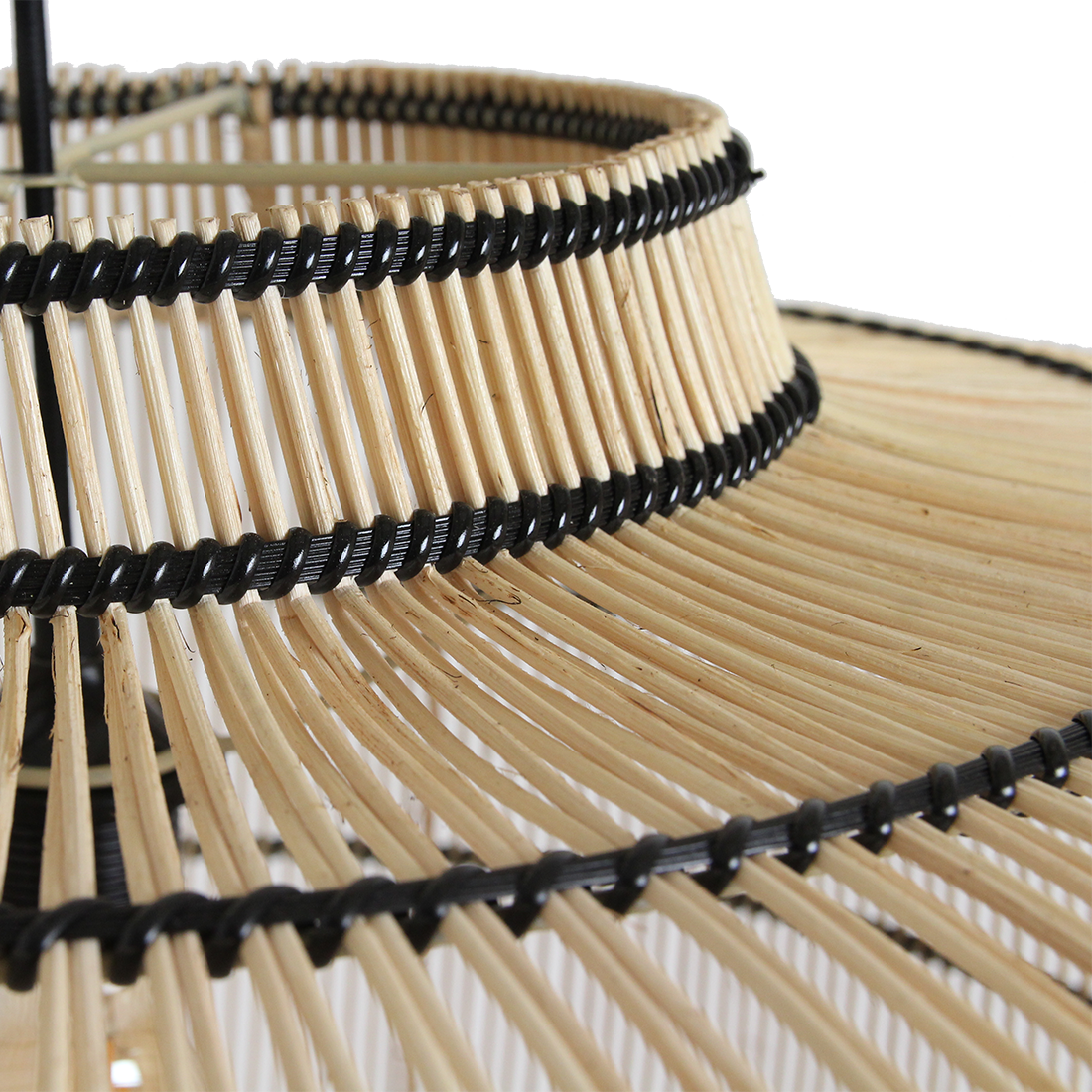 Raw Materials Amsterdam Stella Rotan Hanglamp | 61x61x36 cm