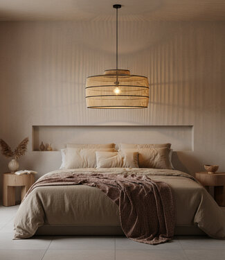 Raw Materials Amsterdam Stella Rotan Hanglamp | 61x61x36 cm