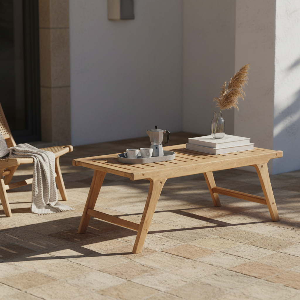 Raw Materials Amsterdam Salontafel Odin | Teakhout | Voor Buiten