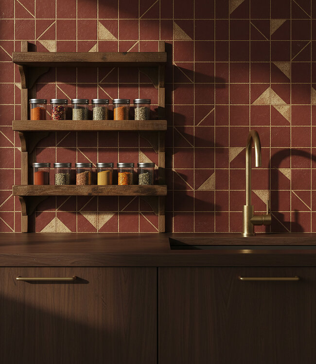 Factory keukenrek - gerecycled FSC-hout - 50 x 16 x 64 cm