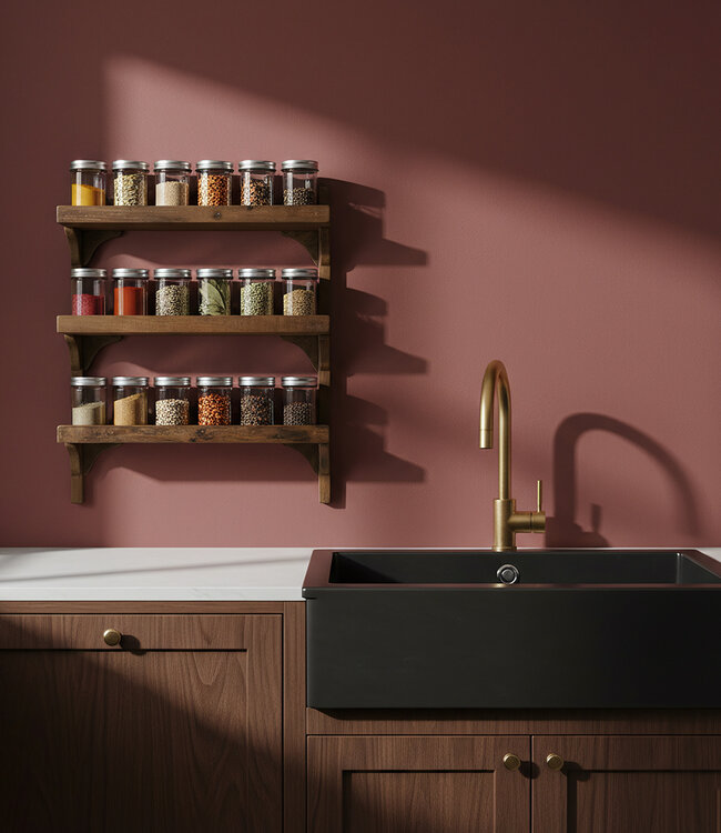 Raw Materials Amsterdam Factory Keukenrek | Hout | 50 x 16 x 64 cm