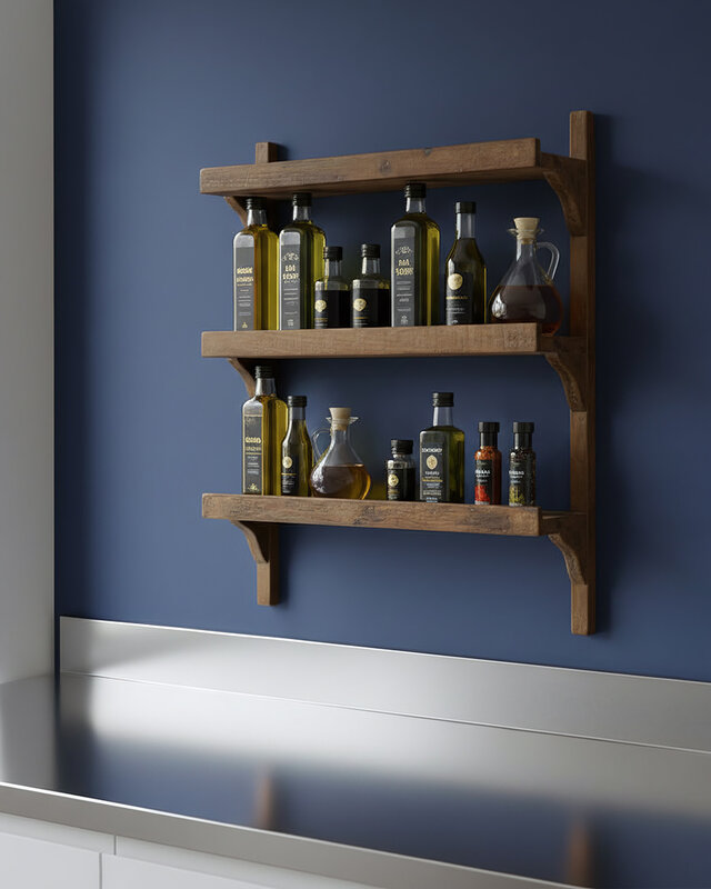 Raw Materials Amsterdam Factory Keukenrek | Hout | 50 x 16 x 64 cm