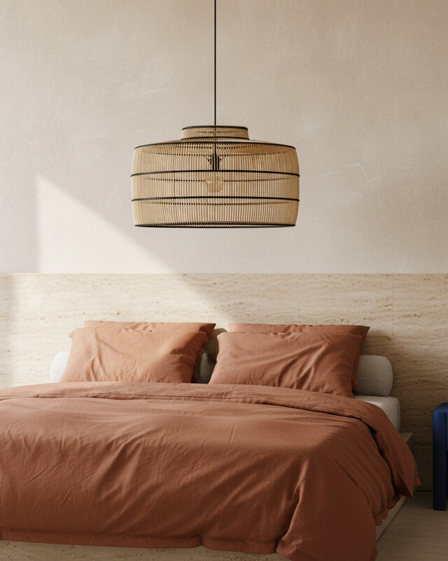 Raw Materials Amsterdam Stella Rotan Hanglamp | 61x61x36 cm