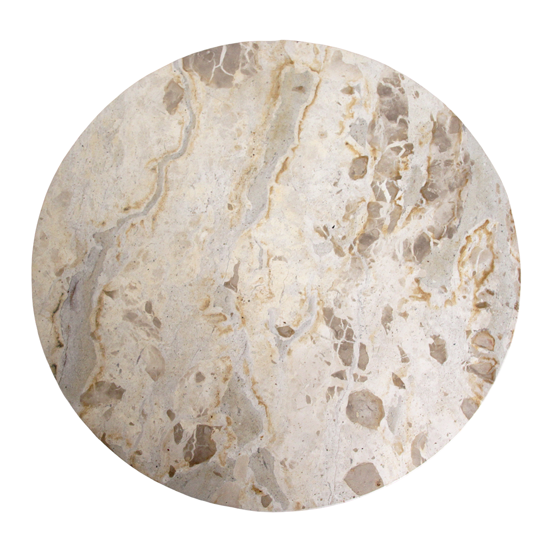 Raw Materials Amsterdam Marmeren Bijzettafel | Crème | 50 x 50 x 50 cm