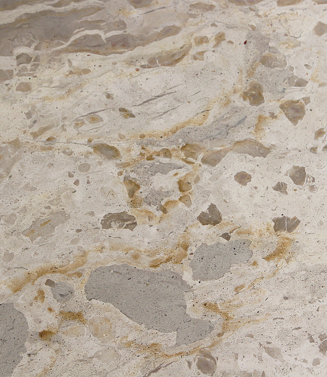 Marmeren bijzettafel crème - 50 x 50 x 50 cm