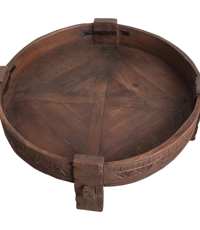 Raw Materials Amsterdam Chakki Bijzettafel | Bruin | 73x73x25 cm