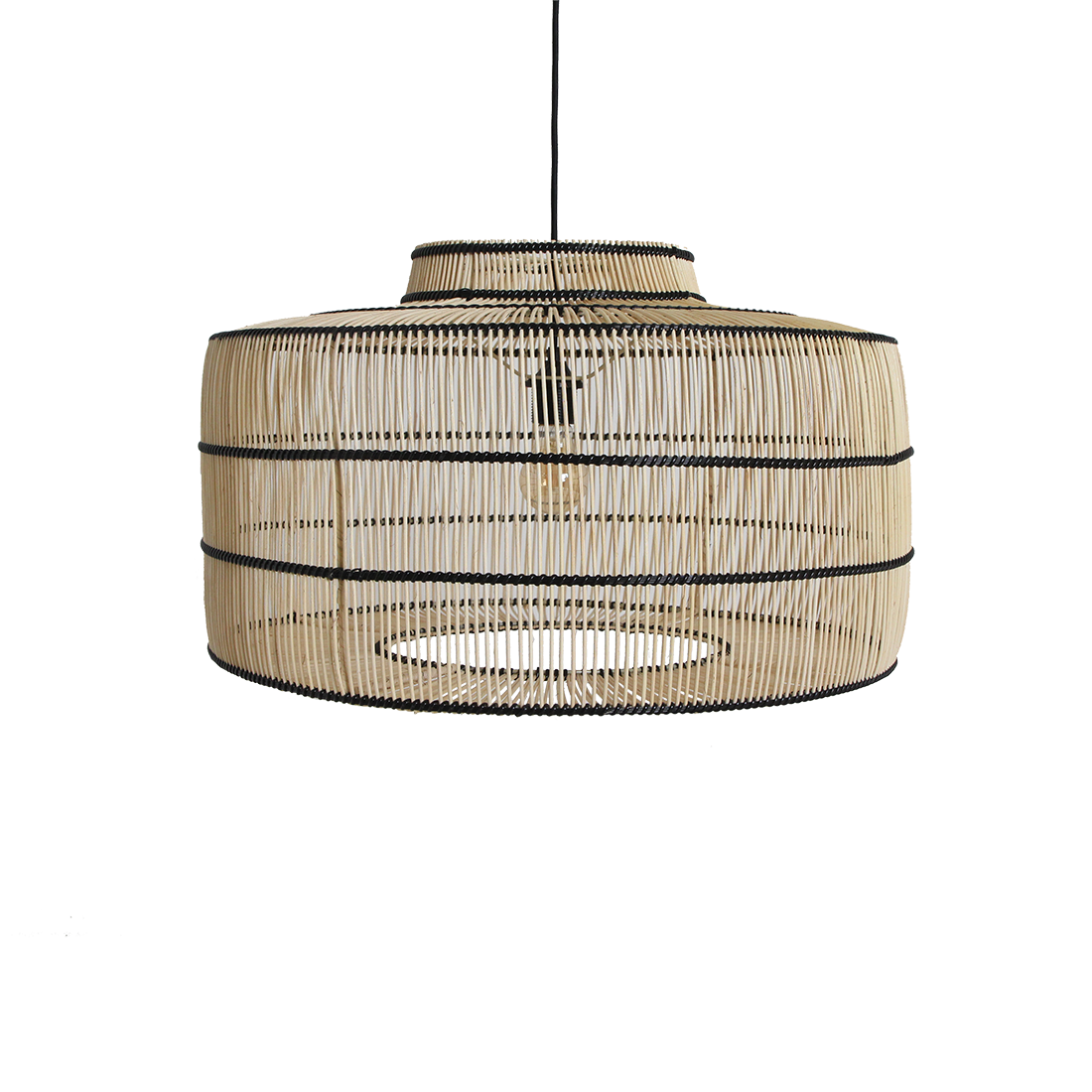 Raw Materials Amsterdam Stella Rotan Hanglamp | 61x61x36 cm