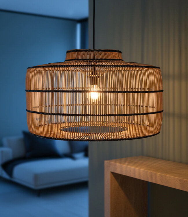 Raw Materials Amsterdam Stella Rotan Hanglamp | 61x61x36 cm