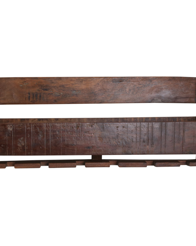 Raw Materials Amsterdam Factory Hangend Wijnrek | Hout | 12x60x28 cm