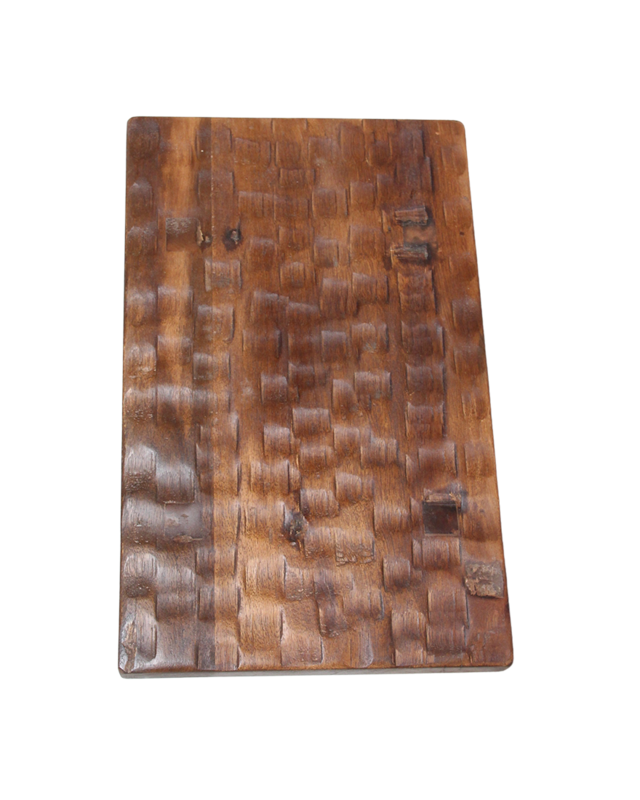 Raw Materials Amsterdam Bijzettafel/kruk van mangohout, bruin - 40 x 25 x 20 cm