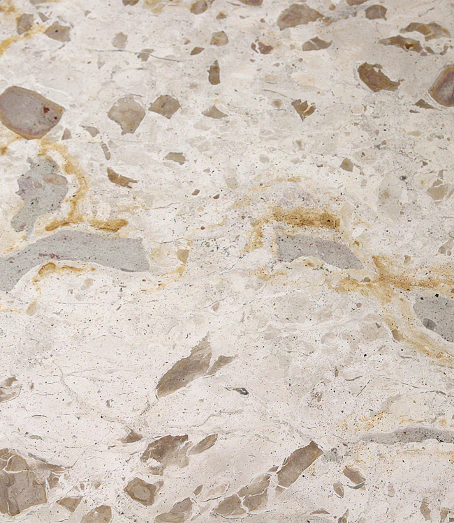 Marmeren salontafel crème - 120x60x38 cm