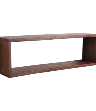 Factory Wandplank Box - FSC-gerecycled hout - 70x15x22 cm