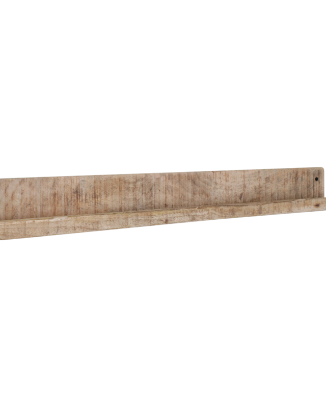Raw Materials Amsterdam Wandplank/Fotolijstplank | Mangohout | 75x8x8 cm