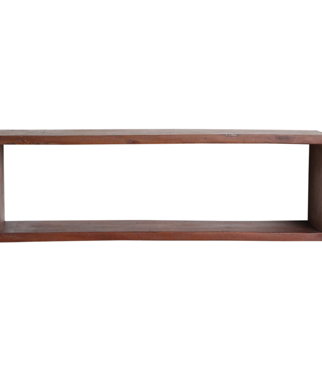 Factory Wandplank Box - FSC-gerecycled hout - 70x15x22 cm