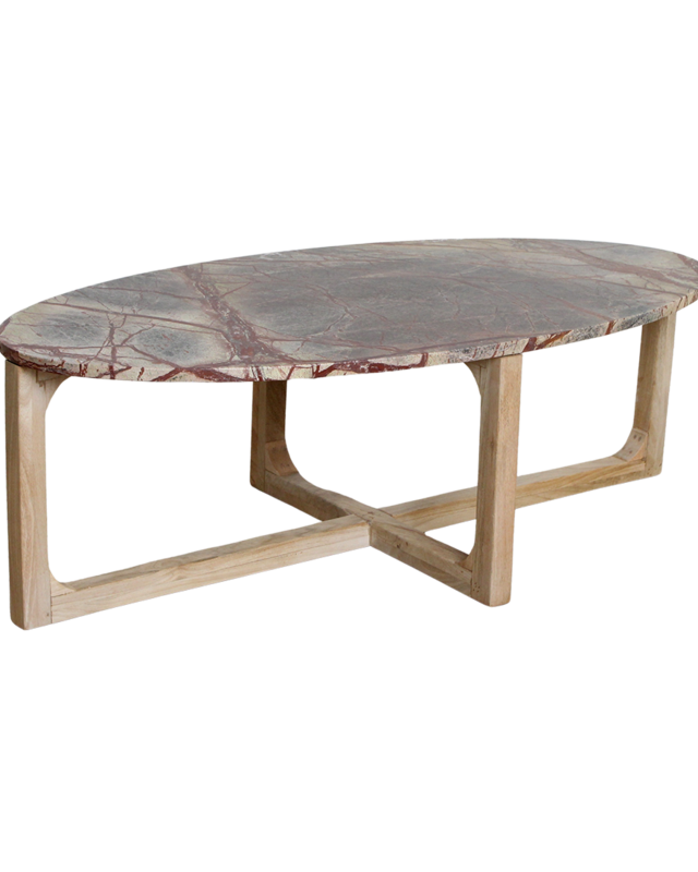 Raw Materials Amsterdam Marmeren Salontafel Bizar | 120 x 60 x 38 cm