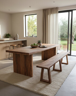 Raw Materials Amsterdam Farmwood Waterfall Eettafel | Hout | 240 cm